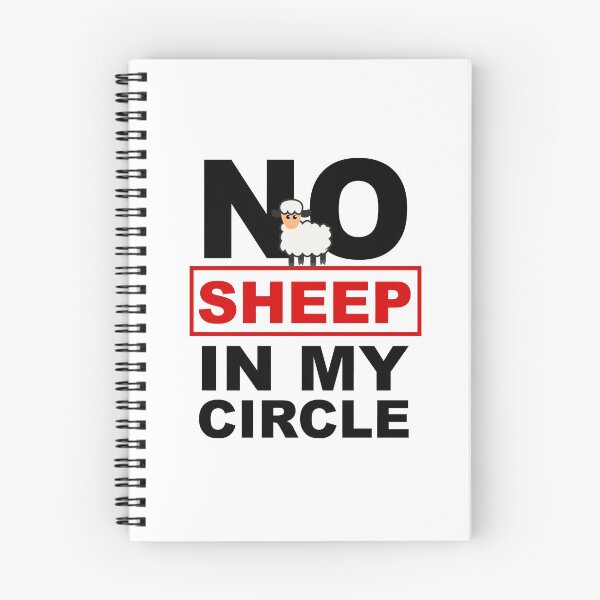 Item preview, No Sheep In My Circle  designed and sold by showoffmarket.