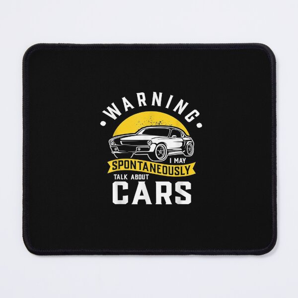 Item preview, Warning May Spontaneously Talk About Cars designed and sold by Shopyfine.