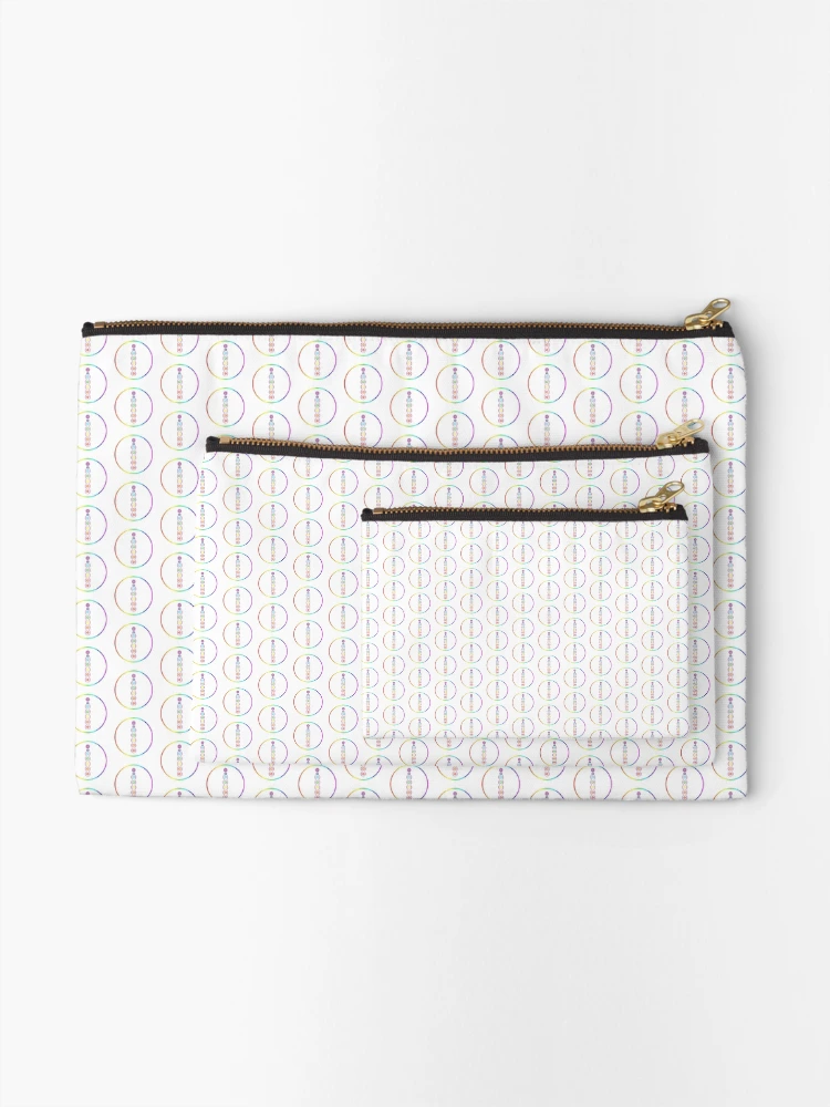 Thumbnail 2 of 4, Zipper Pouch, 5D: Raja Yoga - Chakra Ascension Routine designed and sold by InfinitePathArt.