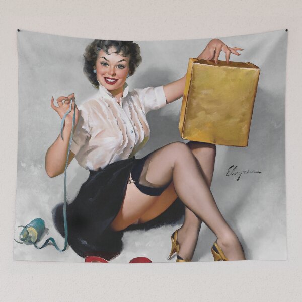 Item preview, A Neat Package - Gil Elvgren designed and sold by MStockDesign.