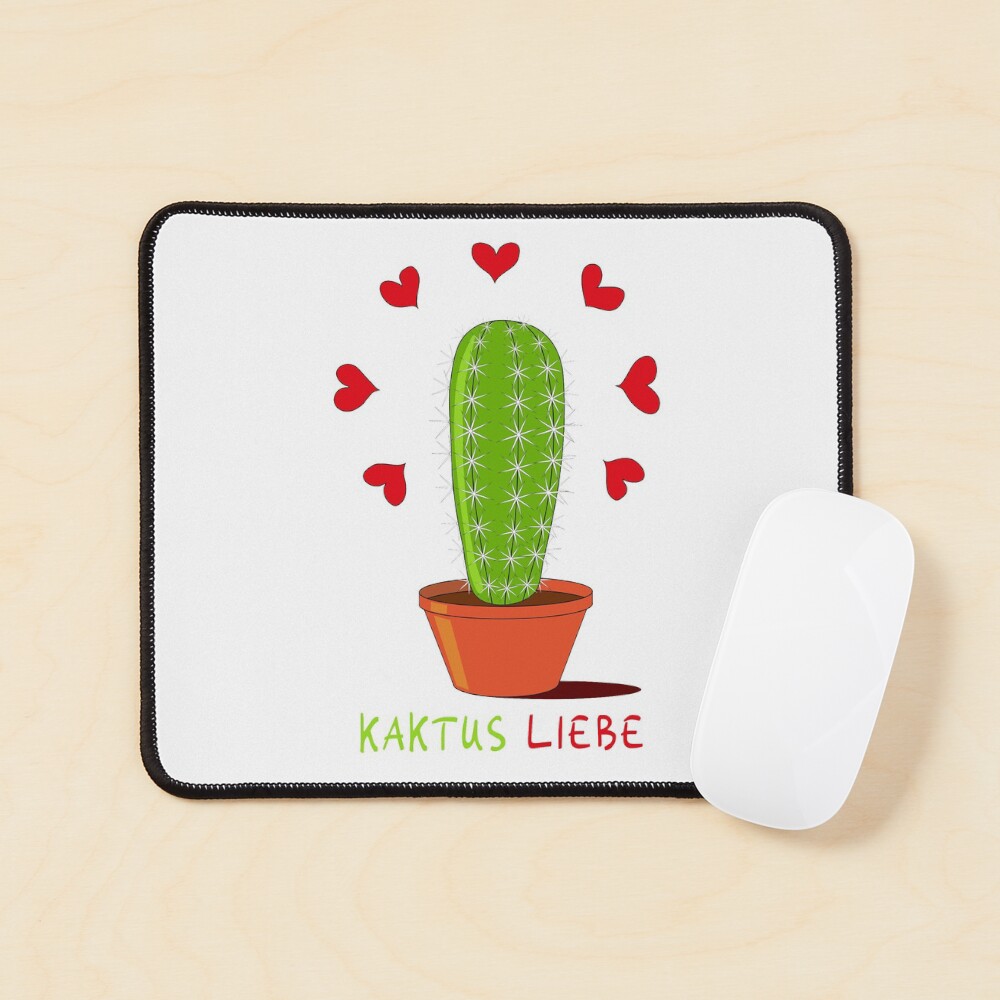 Sticker for Sale mit "Kaktus Liebe  Kleiner Kaktus mit roten Herzen und  Spruch" von un-artiges | Redbubble