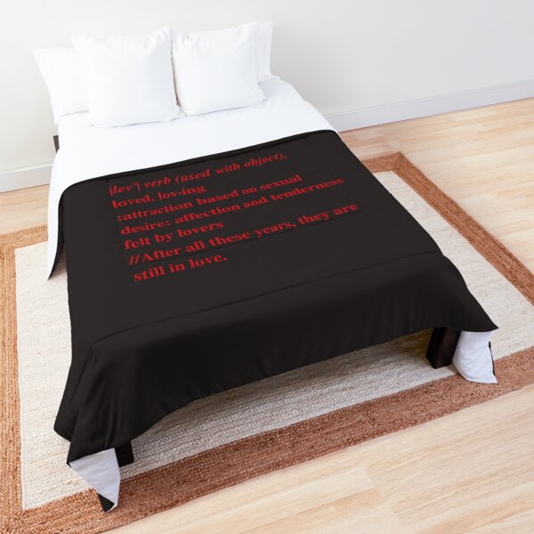Definition Of Love Comforter
