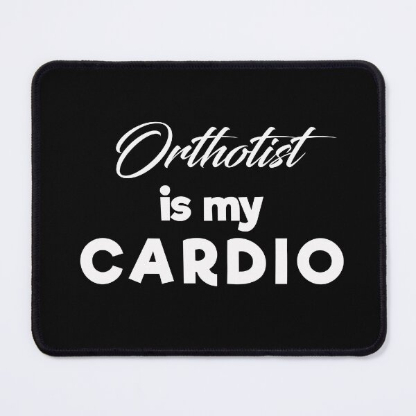 Item preview, Orthotist Is My Cardio : Funny Orthotist T-shirt Coworker Gag Gift For Men And Women (Birthday, Halloween, Christmas & Thanksgiving Gifts Idea) designed and sold by Letaf.