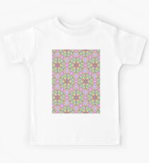 Psychedelic Flower Pattern Kids Tee