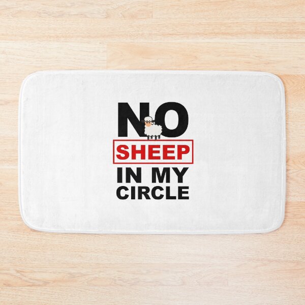 Item preview, No Sheep In My Circle  designed and sold by showoffmarket.