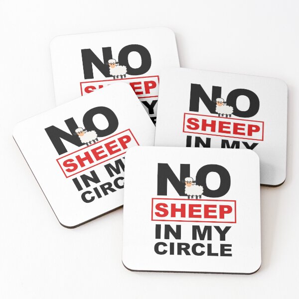 Item preview, No Sheep In My Circle  designed and sold by showoffmarket.