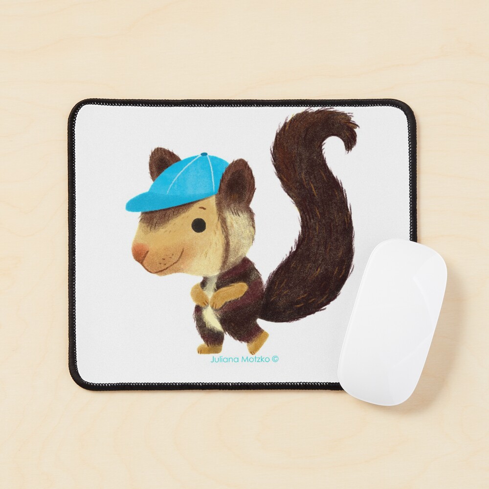 Indian Giant Squirrel with blue hat Mouse Pad