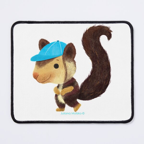 Item preview, Indian Giant Squirrel with blue hat designed and sold by julianamotzko.