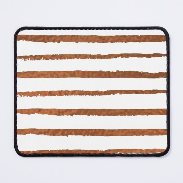 Item preview, Copper and black stripes decorative patterns designed and sold by NelBo.