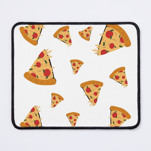 Item preview, dark blue pizza pattern designed and sold by NelBo.