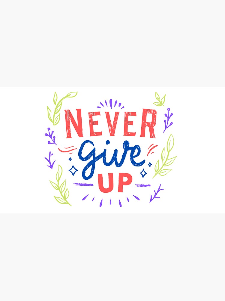 Discover never give up Cap