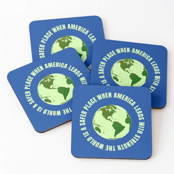 Item preview, When America Leads With Strength The World Is A Safer Place !! designed and sold by JrocketDesigns.