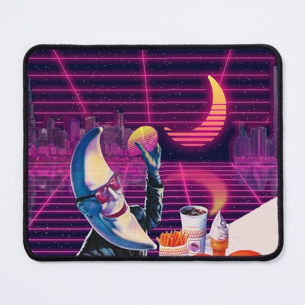 Item preview, Moonday Night 80s Retro Aesthetic Vaporwave  designed and sold by Ratch2929.