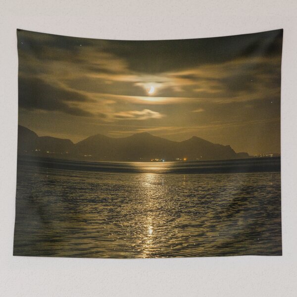 Item preview, New moon over The Rivals and Trefor designed and sold by LluniauDafyddEm.