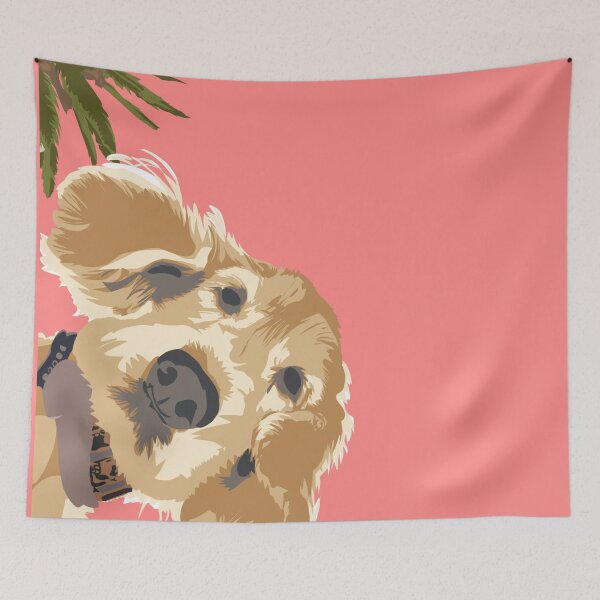 Item preview, Golden Retriver Vector Art designed and sold by Artbysaeme.