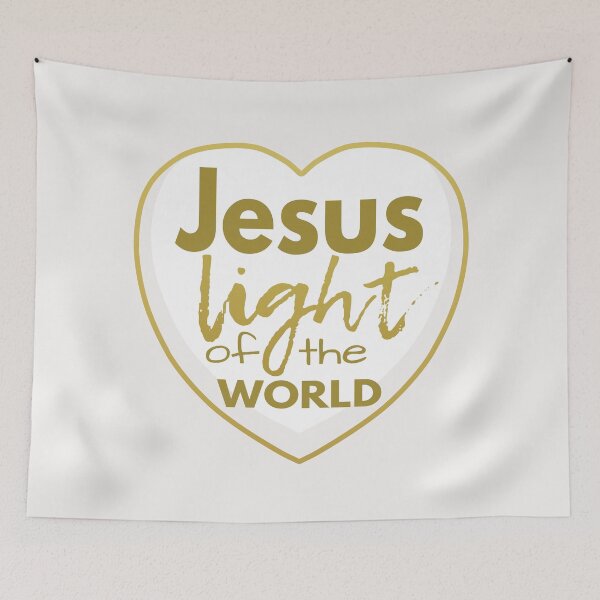 Item preview, Jesus Light Of The World - I Love Jesus designed and sold by ViewerEqualsPhoton.