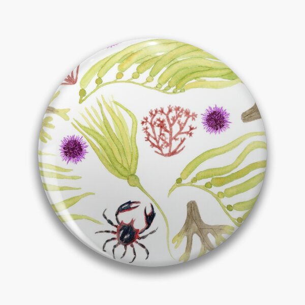 Item preview, Watercolor Seaweed and Kelp Pattern designed and sold by paintedpansy.