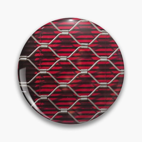 Item preview, Iron texture of a steel grill on red shutters on the door. Red background designed and sold by Evgeniia Biriukova.