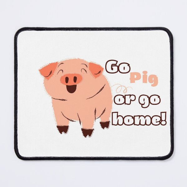 Item preview, Go pig or go home funny pun designed and sold by Seoul26.