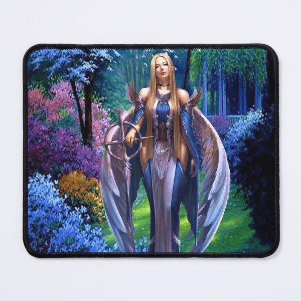 Item preview, Angel in bright sunlight in the fantasy forest designed and sold by brendanre.