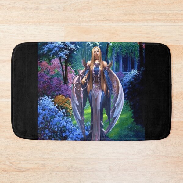 Item preview, Angel in bright sunlight in the fantasy forest designed and sold by brendanre.