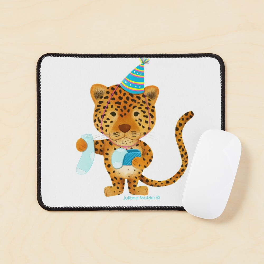 Jaguar got socks as birthday gift Mouse Pad