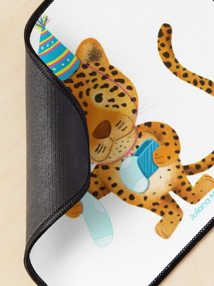 Alternate view of Jaguar got socks as birthday gift Mouse Pad