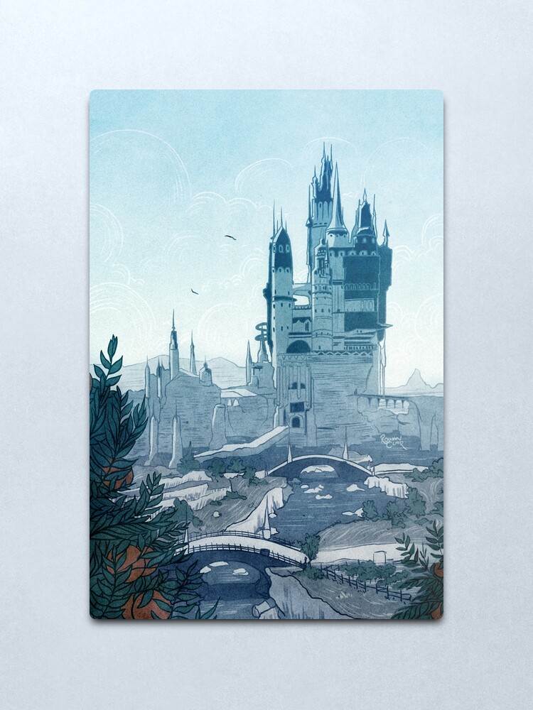 Alternate view of Limsa Lominsa - Final Fantasy XIV Metal Print