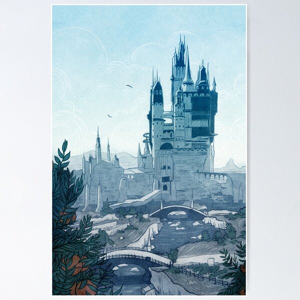 Vista previa del artículo con la obra «Limsa Lominsa - Final Fantasy XIV», diseñado y vendido por rowanclair.
