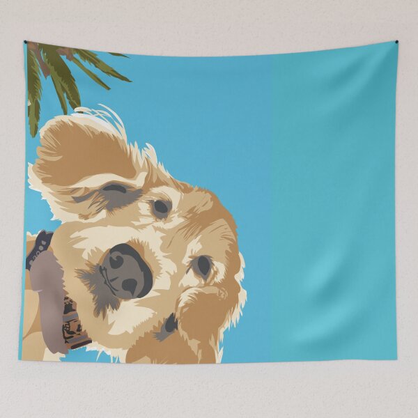 Item preview, Golden Retriver Vector Art designed and sold by Artbysaeme.