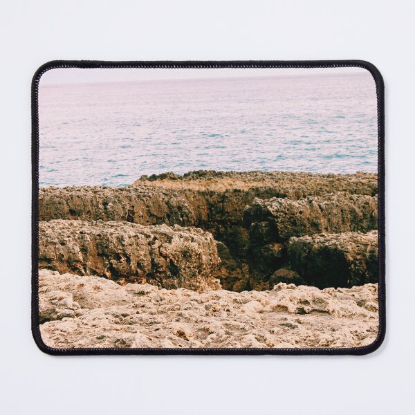 Item preview, Blue Ocean Waves Cliffs Landscape  designed and sold by NelBo.