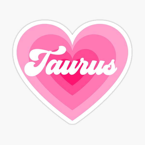 Item preview, taurus pink heart designed and sold by kellsstore.