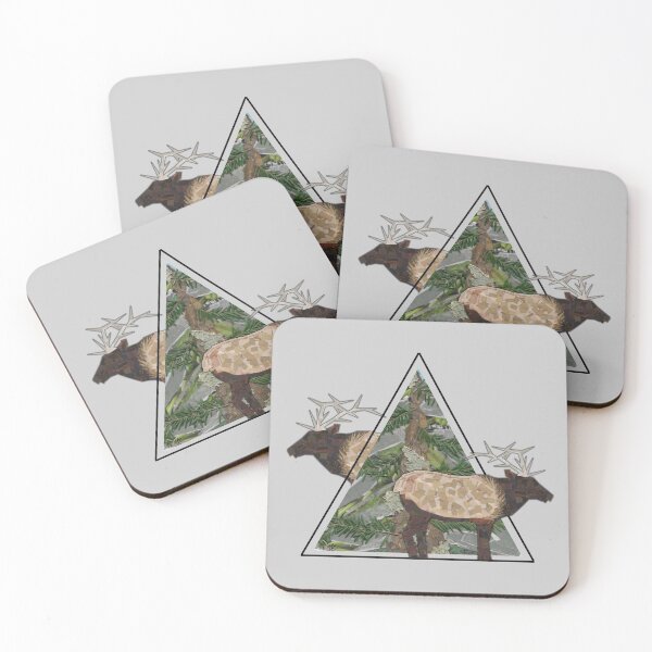 Item preview, Elk Herd In the Evergreens designed and sold by ISOASL.