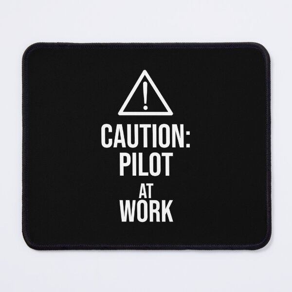 Item preview, Caution: Pilot at work : Funny Pilot T-shirt Coworker Gag Gift For Men And Women (Birthday, Halloween, Christmas & Thanksgiving Gifts Idea) designed and sold by Letaf.