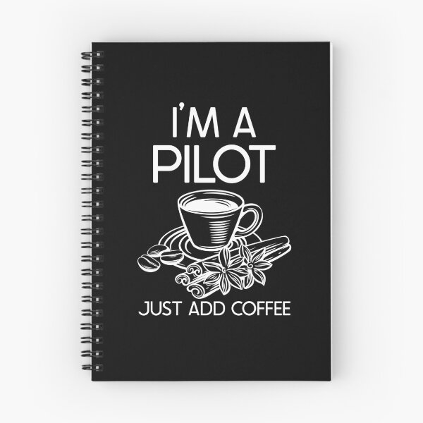 Item preview, I'm A Pilot Just Add Coffee : Funny Pilot T-shirt Coworker Gag Gift For Men And Women (Birthday, Halloween, Christmas & Thanksgiving Gifts Idea) designed and sold by Letaf.