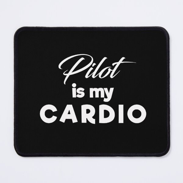 Item preview, Piloting Is My Cardio : Funny Pilot T-shirt Coworker Gag Gift For Men And Women (Birthday, Halloween, Christmas & Thanksgiving Gifts Idea) designed and sold by Letaf.