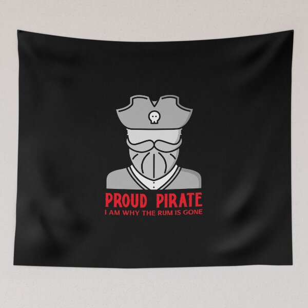 Item preview, Why the Run is Gone Proud Pirate of Ye Ol' Renaissance Fair/Festival  designed and sold by Candlewood Museum & Gift Shoppe.