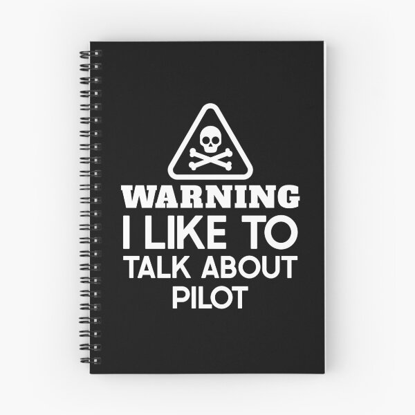 Item preview, Warning I Like To Talk About Pilot  : Funny Pilot T-shirt Coworker Gag Gift For Men And Women (Birthday, Halloween, Christmas & Thanksgiving Gifts Idea) designed and sold by Letaf.
