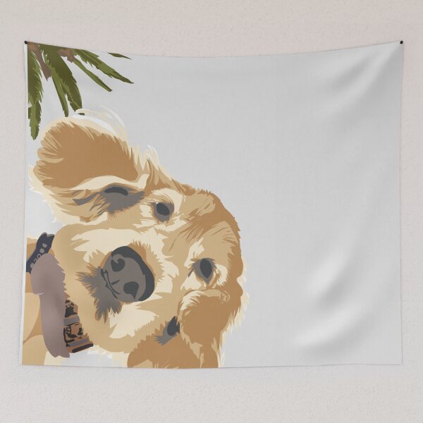 Item preview, Golden Retriver Vector Art designed and sold by Artbysaeme.