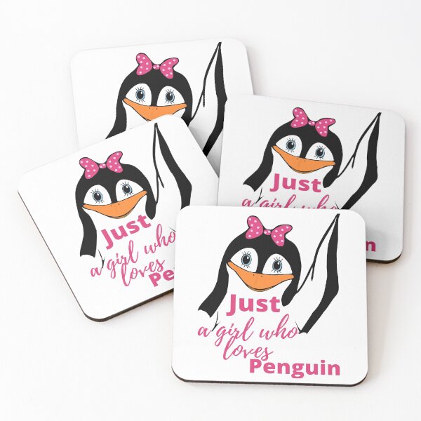 Item preview, Just a Girl Who loves Penguin - Funny Penguin designed and sold by drawing-valley.