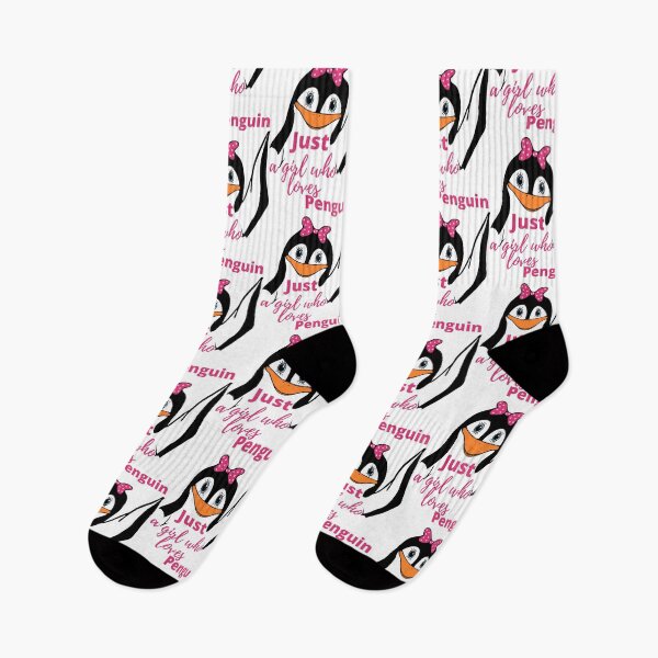 Item preview, Just a Girl Who loves Penguin - Funny Penguin designed and sold by drawing-valley.
