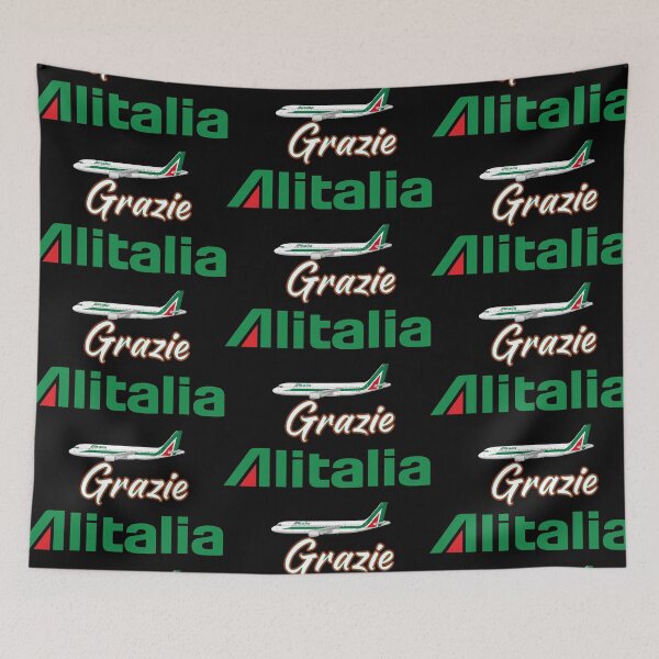 Item preview, Alitalia Italia Airplane Airport Plane Ciao Farewell Homage designed and sold by Cuatrocaminos.