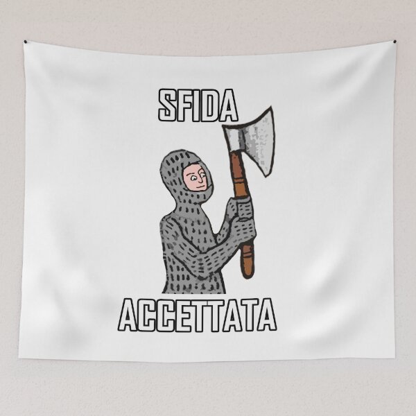 Item preview, Sfida Accettata! (Manoscritti Miniati Archeonerd) designed and sold by ArcheoNerd.