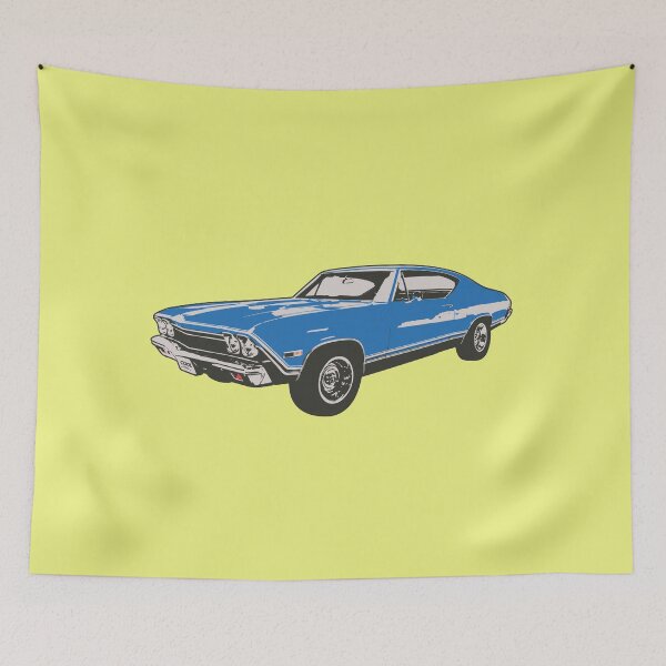 Item preview, 68-69 Blue Muscle Car designed and sold by CoolRide.
