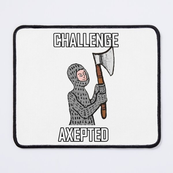 Item preview, Challenge Axepted (Archeonerd Illuminated series) designed and sold by ArcheoNerd.