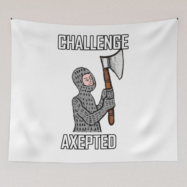 Item preview, Challenge Axepted (Archeonerd Illuminated series) designed and sold by ArcheoNerd.