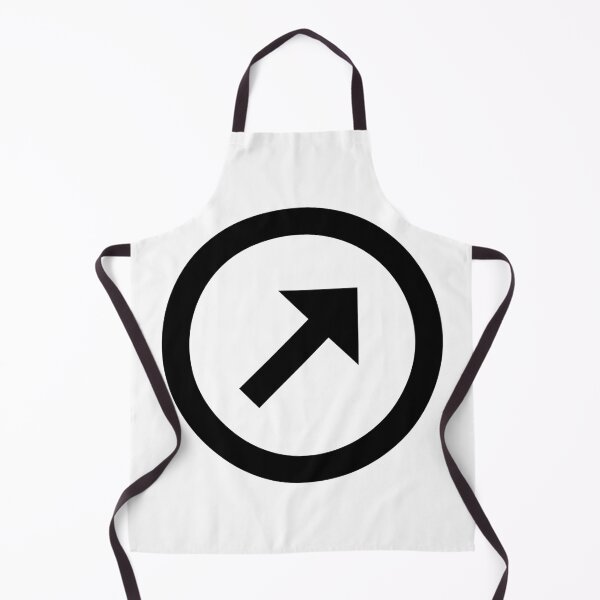 Item preview, MDI Arrow Top Right Thin Circle Outline designed and sold by GnarlyFurtardo.