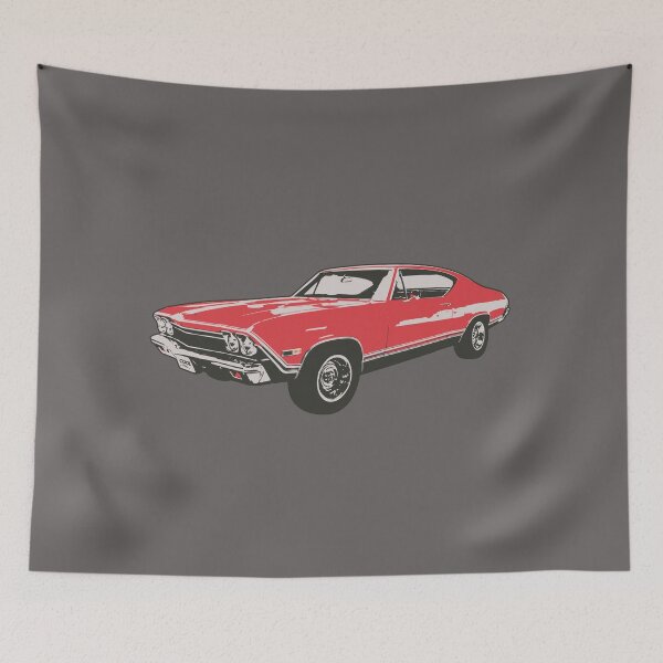 Item preview, 68-69 Red Muscle Car designed and sold by CoolRide.