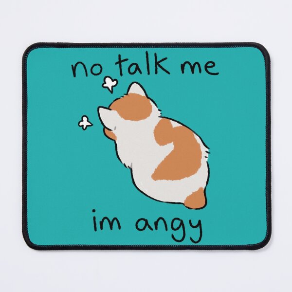 Item preview, no talk me   designed and sold by StitchTrend.