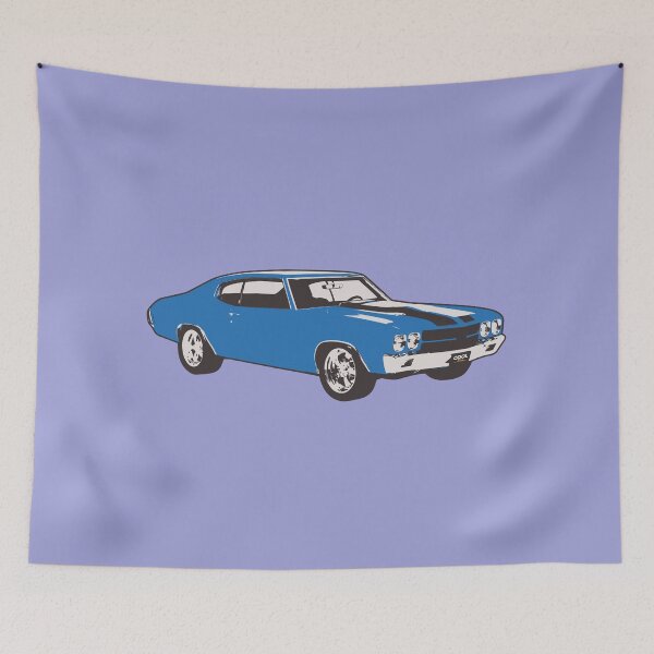 Item preview, 70 Blue Muscle Car designed and sold by CoolRide.